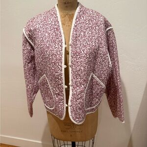 Floral Button-Up Jacket